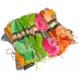 Infinity Hearts Stickgarn / Nähfaden 100 sortiert Farben