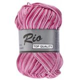 Lammy Rio Garn Print 630 Rosa/Keris/Violett 50 Gramm