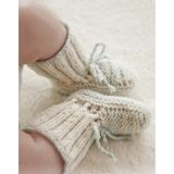 First Impression Booties by DROPS Design - Strickmuster mit Kit Baby-S - Præmatur