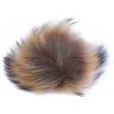Pompon Quaste Marderhund Hellbraun 11-14 cm