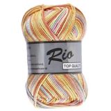 Lammy Rio Garn Print 634 Gelb/Orange/Rosa 50 Gramm
