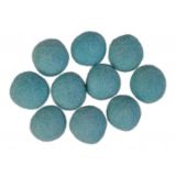Filzkugeln Wolle 20mm Türkis C2 - 10 Stk