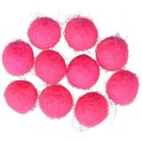 Filzkugeln 10mm Pink P3 - 10 Stk