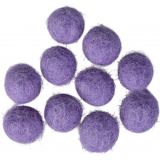 Filzkugeln 10mm Helles Lila V3 - 10 Stk