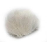 Pompon Quaste Kaninchenhaar Natur 60 mm