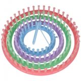 Strickring Set - 4 Größen inkl. Nadel und Haken