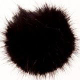 Rico Pompon Quaste Acryl Schwarz 10 cm
