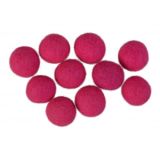 Filzkugeln Wolle 20mm Pink P3 - 10 Stk