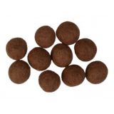 Filzkugeln Wolle 20mm Braun BN1 - 10 Stk