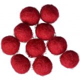 Filzkugeln 10mm Dunkles Rosa R2 - 10 Stk