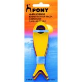 Pony Garnhalter groß Fisch Farbenmix 11x3 cm - 6 Stk