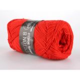 Mayflower Cotton 8/4 Garn Unicolor 1411 Rot