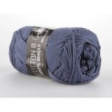 Mayflower Cotton 8/4 Garn Unicolor 1421 Jeans Blau