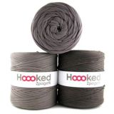 Hoooked Zpagetti T-Shirt Garn Unicolor 3 Grau-/Braunton 1 Stk