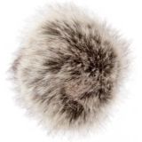 Rico Pompon Quaste Acryl Mix Schwarz/Natur 10 cm