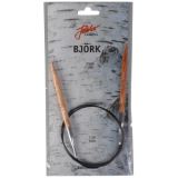 Järbo Björk Rundstricknadel Birke 80cm 7,00mm / 31.5in US10¾