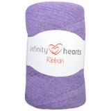 Infinity Hearts Ribbon Bändchengarn 20 Dunkel Lila
