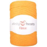 Infinity Hearts Ribbon Bändchengarn 28 Senfgelb