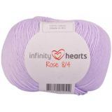 Infinity Hearts Rose 8/4 Garn Unicolor 66 Hellviolett