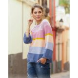 Sonora Sunrise Sweater by DROPS Design - Strickmuster mit Kit Pullover - Large