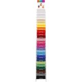 Farbkarton, A4, Blatt 210x297 mm, 180 g, Sortierte Farben, 24x100Bl./
