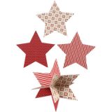 3D-Sterne, D 15 cm, 300 g, 3Stk/ 1 Pck