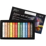 Gallery Ölpastellkreide Premium, L 7 cm, Dicke 10 mm, Sortierte Farben