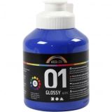 A-Color Acrylfarbe, blau, 01 - glänzend, 500ml