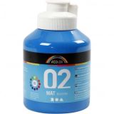 A-Color Acrylfarbe, primär blau, 02 - matt (Plakatfarbe), 500ml