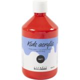 Acrylfarbe Matt, Rot, 500ml/ 1 Fl.