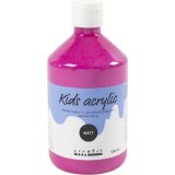 Acrylfarbe Matt, Pink, 500ml/ 1 Fl.