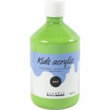 Acrylfarbe Matt, Hellgrün, 500ml/ 1 Fl.