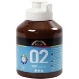 A-Color Acrylfarbe, braun, 02 - matt (Plakatfarbe), 500ml