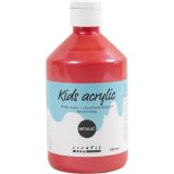 Acrylfarbe Metallic, Metallic, Rot, 500ml/ 1 Fl.