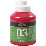 Acrylfarbe Metallic, Metallic, Pink, 500ml/ 1 Fl.