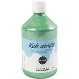 Acrylfarbe Metallic, Metallic, Hellgrün, 500ml/ 1 Fl.
