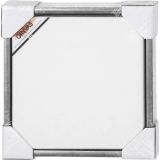 ArtistLine Leinwand mit Rahmen, Weiß/Antiksilber, 34x34x3cm, 1 Stk