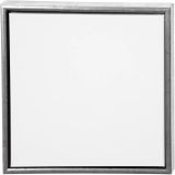 Leinwand mit Holzrahmen, Größe 40x40 cm, 360 g, Antiksilber, Weiß, 1 S