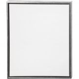ArtistLine Leinwand mit Rahmen, Weiß/Antiksilber, 50x60cm/54x64x3cm, 1