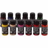 Textilfarbe, 12x50ml/ 1 Pck