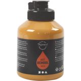 Acrylfarbe, Mattglänzend, Deckend, Ocker, 500ml/ 1 Fl.