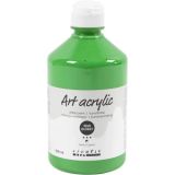 Acrylfarbe, Mattglänzend, Deckend, Mediumgrün, 500ml/ 1 Fl.