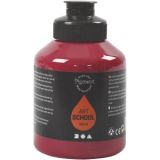 Acrylfarbe, Mattglänzend, Halbtransparent, Dunkelrot, 500ml/ 1 Fl.