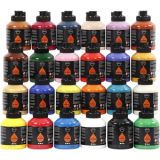 Acrylfarbe, Mattglänzend, Sortierte Farben, 24x500ml/ 1 Pck