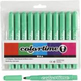 Colortime Marker, Strichstärke 5 mm, Hellgrün, 12Stk/ 1 Pck
