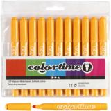 Colortime Marker, Strichstärke 5 mm, Warm gelb, 12Stk/ 1 Pck
