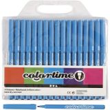 Colortime Marker, Strichstärke 2 mm, Hellblau, 18Stk/ 1 Pck