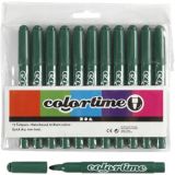 Colortime Marker, Strichstärke 5 mm, Grün, 12Stk/ 1 Pck