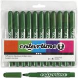 Colortime Marker, Strichstärke 5 mm, Tannengrün, 12Stk/ 1 Pck