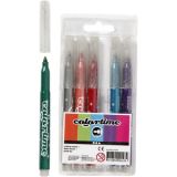 Colortime Glitter Marker, Strichstärke 2 mm, Sortierte Farben, 6Stk/ 1
